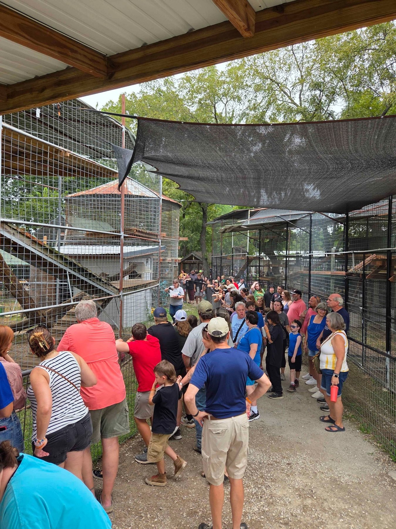 Guided tour walkway at Cedar Cove